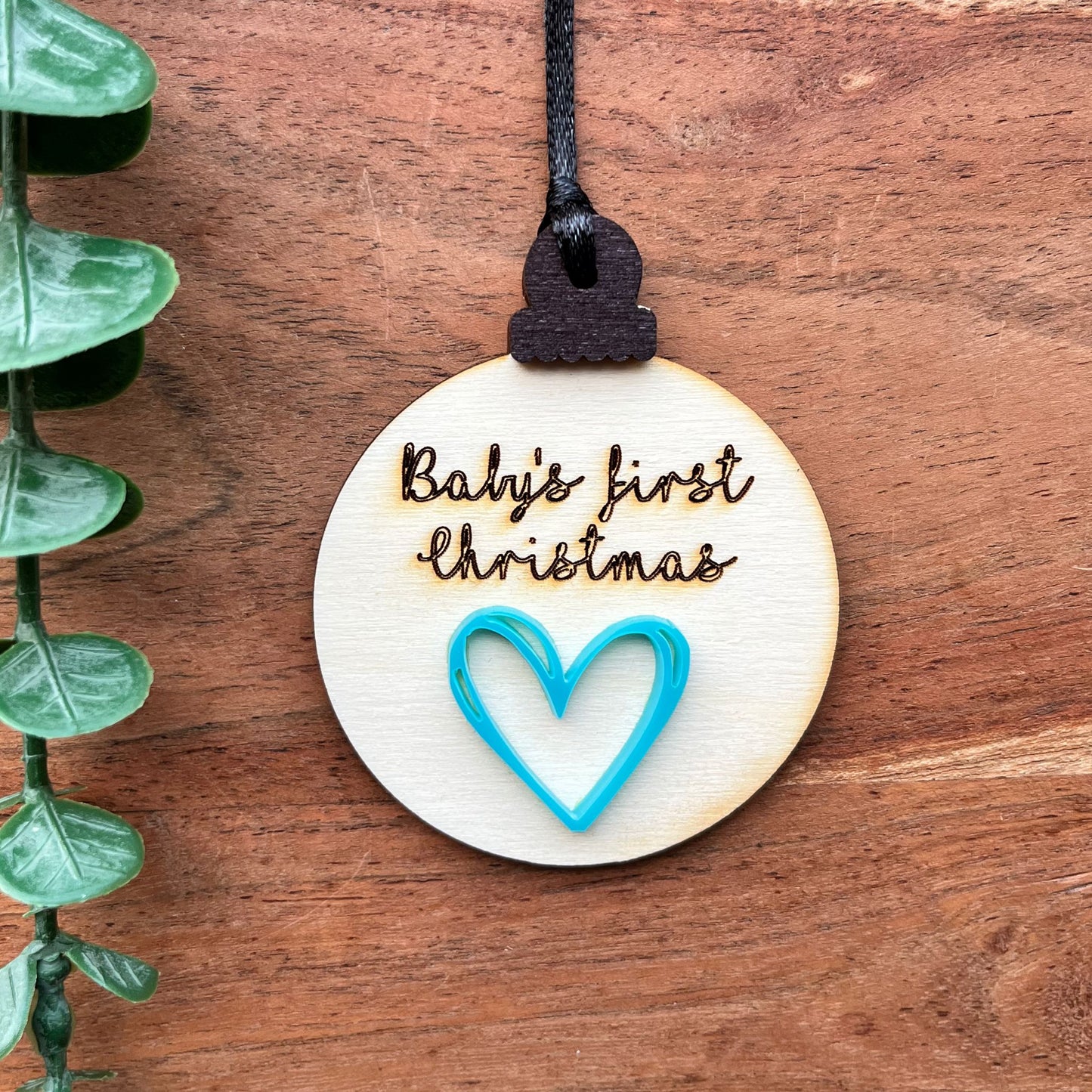 ❆ 'Baby's first Christmas' - Limited edition coloured bauble