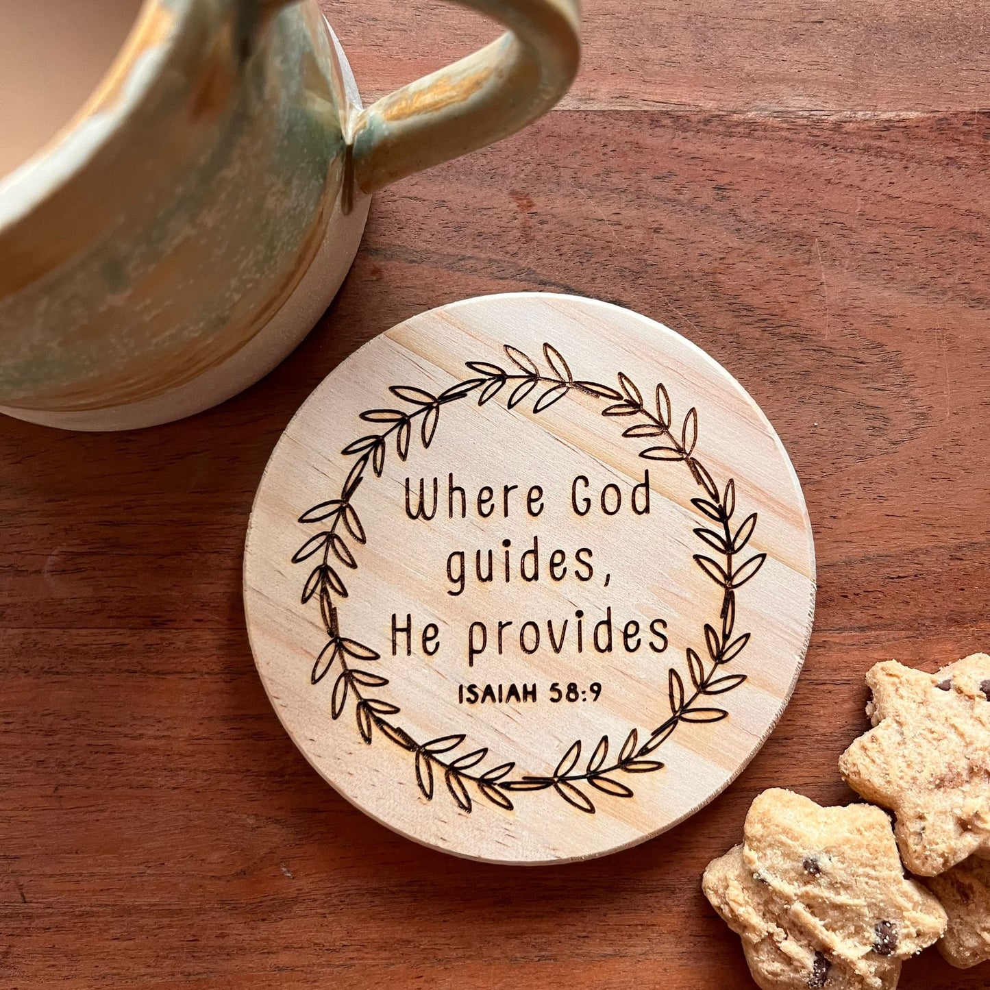 'Encourage' set of 4 coasters